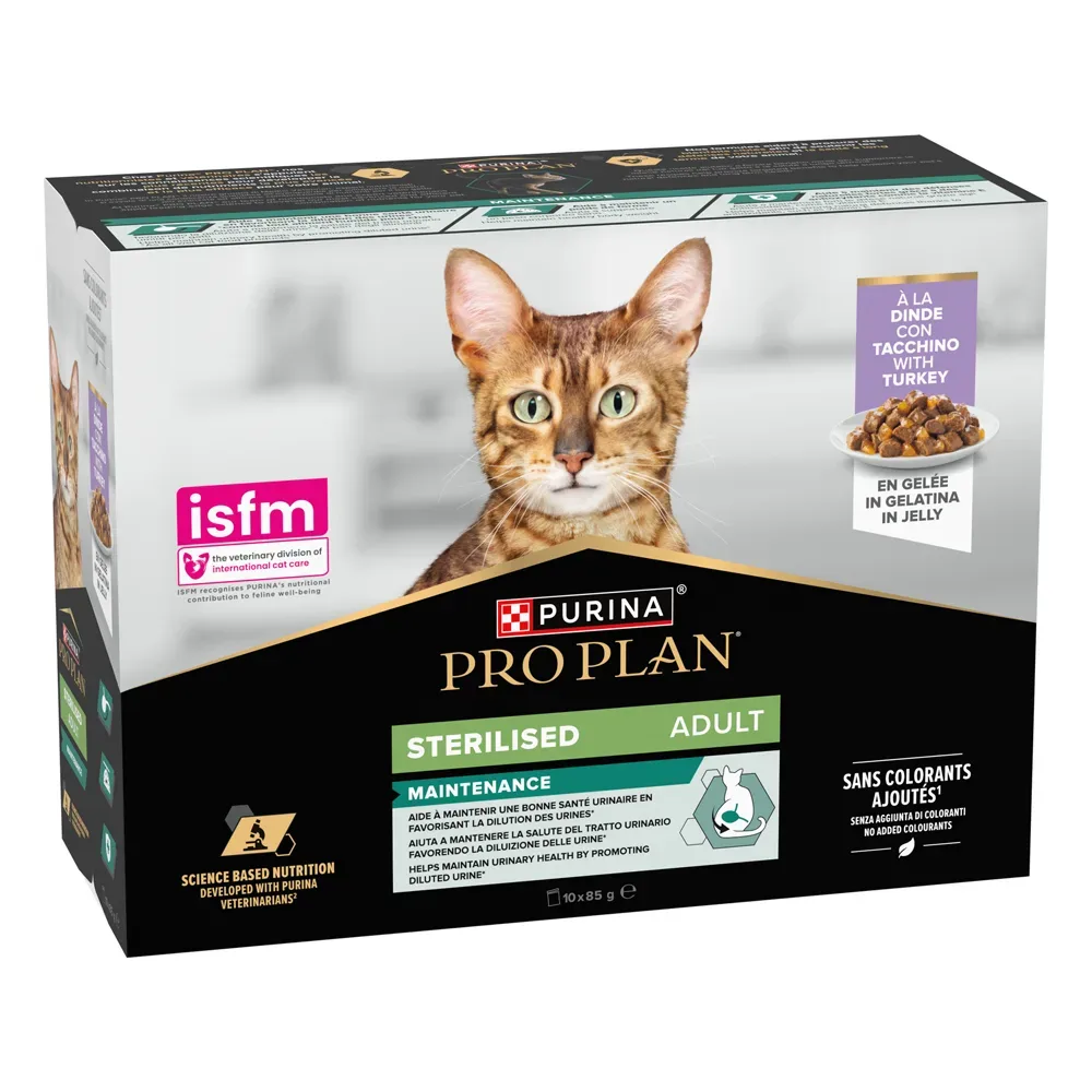 PURINA PRO PLAN Cat Sterilised Adult Maintenance 10 x 85 g - Ente