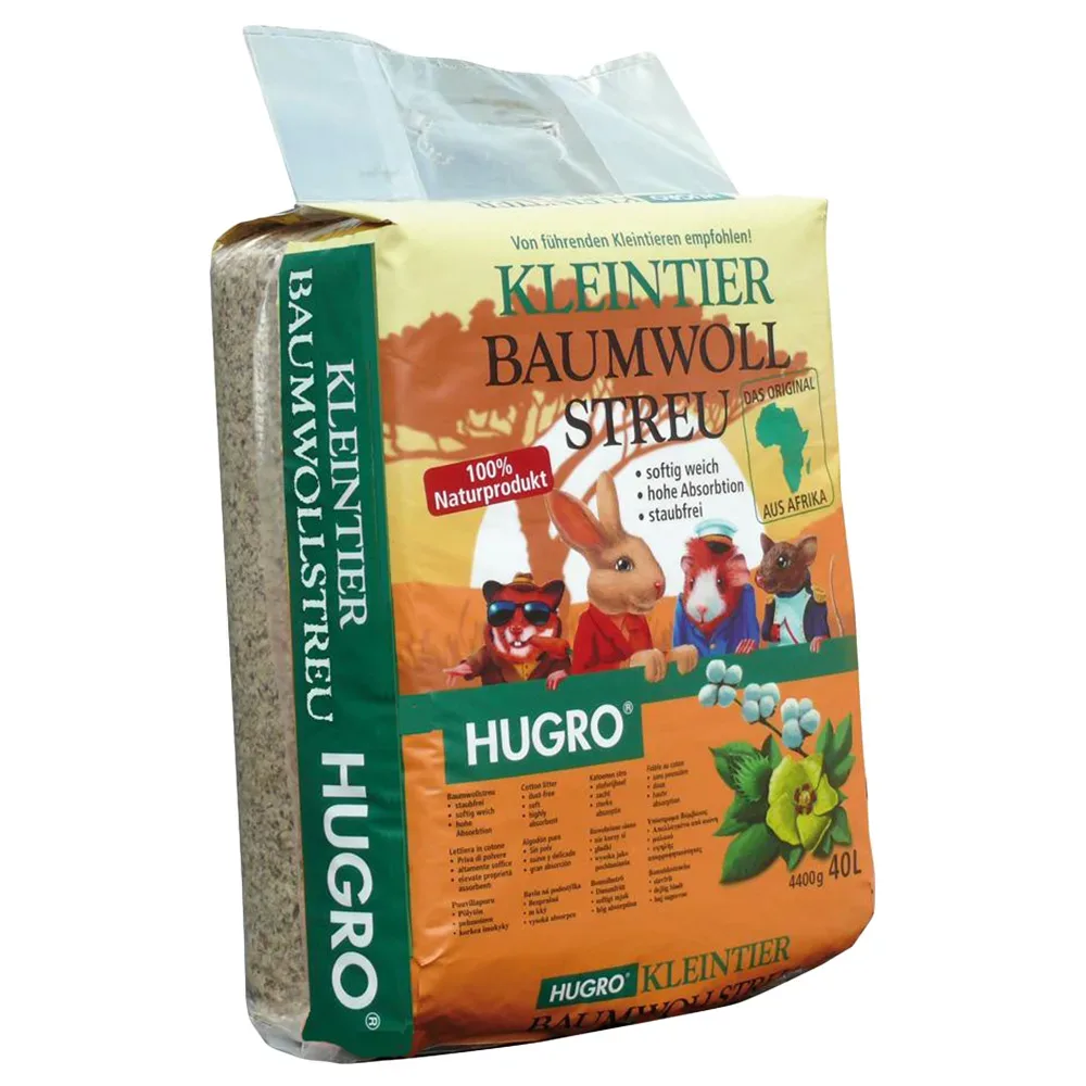 Hugro Baumwolleinstreu - 40 l