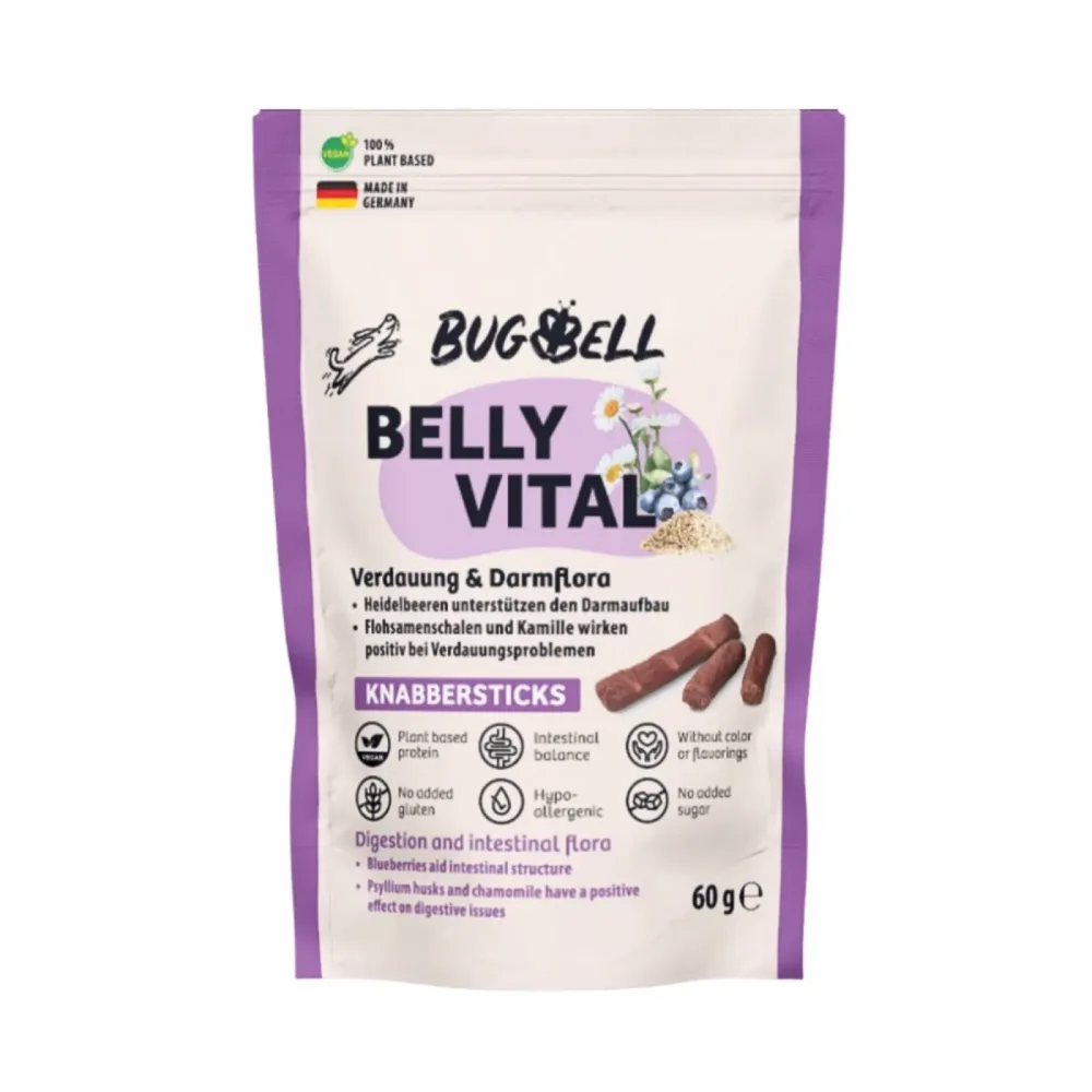BugBell Knabbersticks Belly Vital - 60 g
