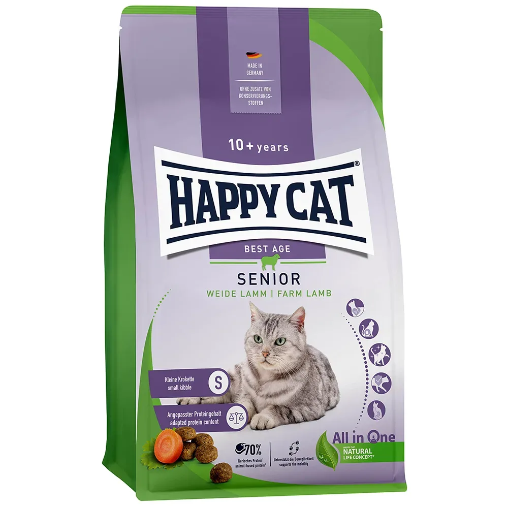 Happy Cat Senior Weide-Lamm  - 1,3 kg
