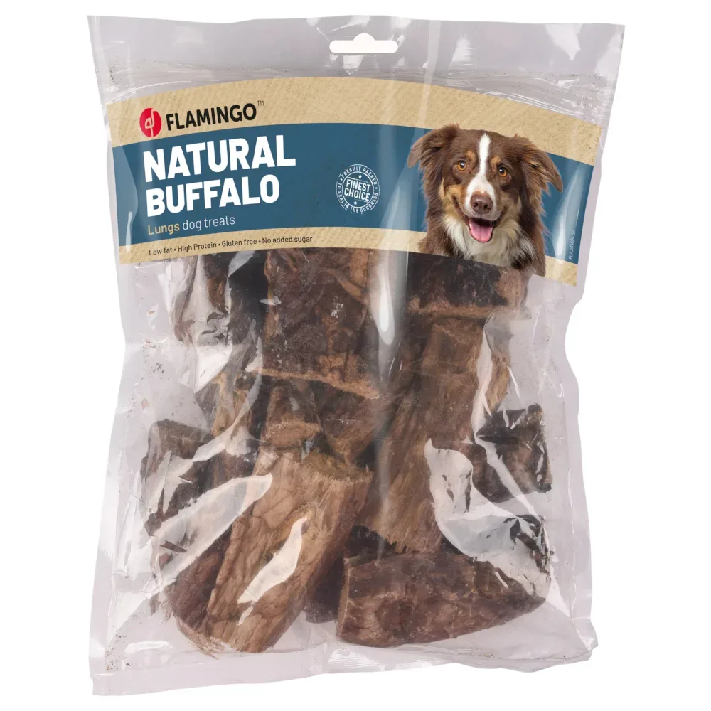 Flamingo Nature Snack Büffel-Lunge - Sparpaket: 2 x 200 g