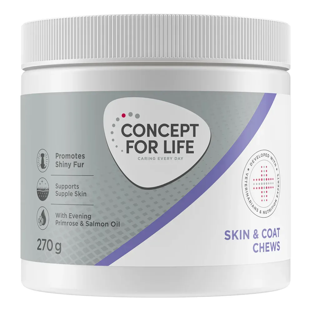 Skin & Coat Supplements Chews - Concept for Life - 270 g