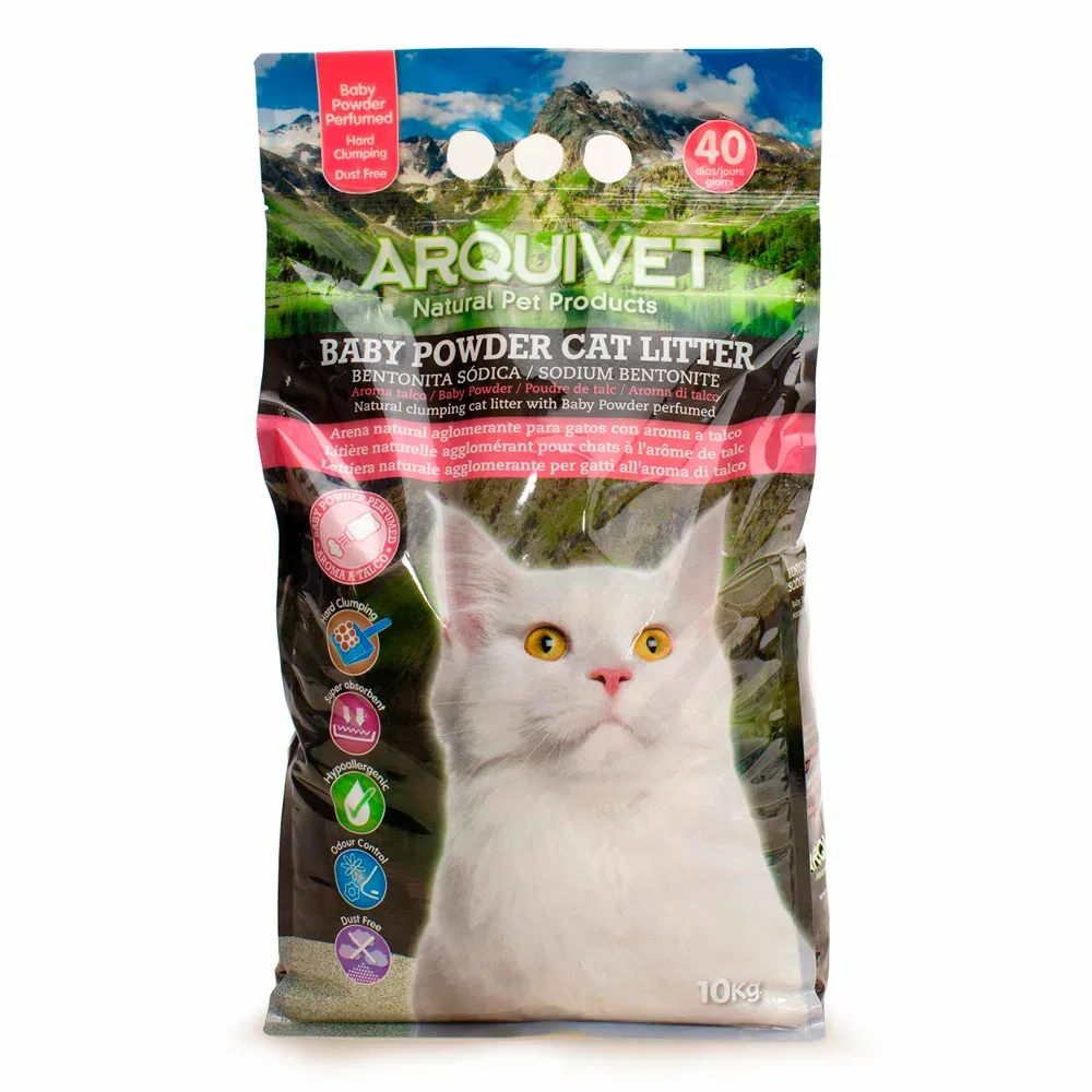 Arquivet Babypuder Katzenstreu - Sparpaket: 2 x 10 kg