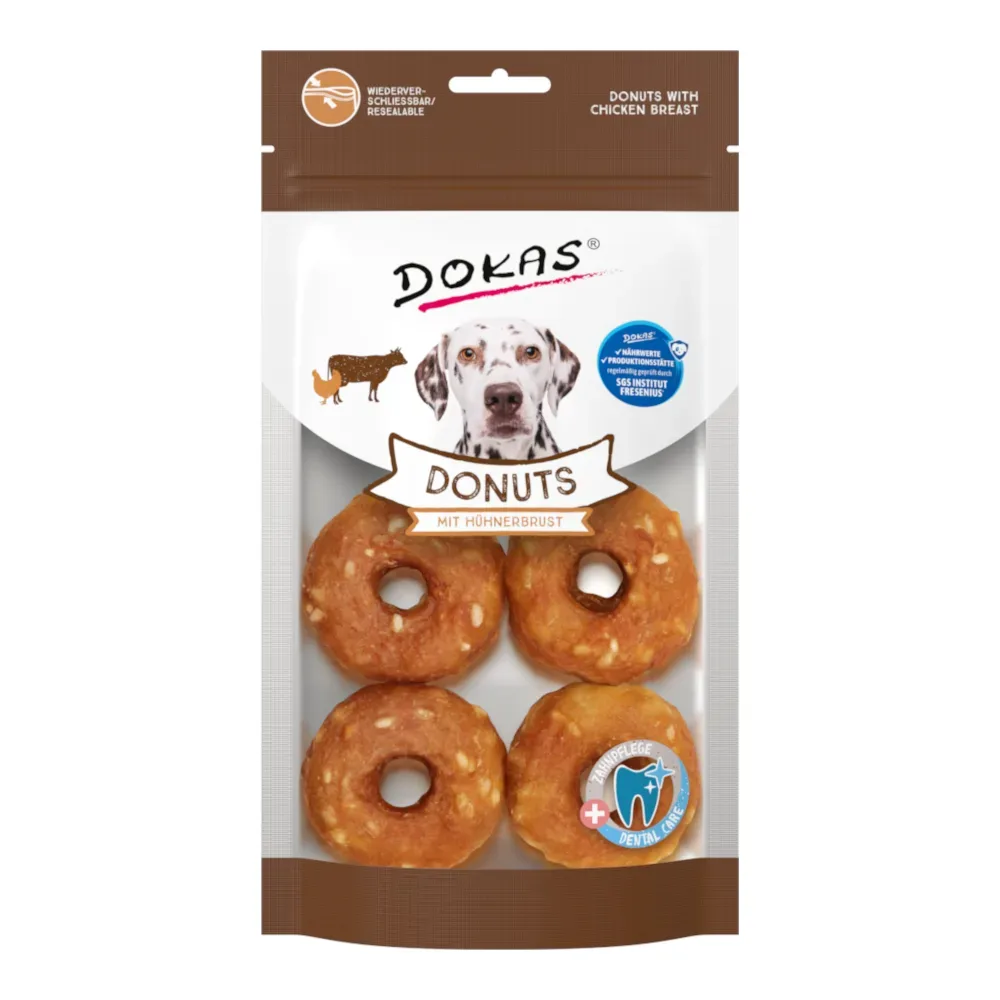 Dokas Donuts - mit Hühnerbrust (160 g)
