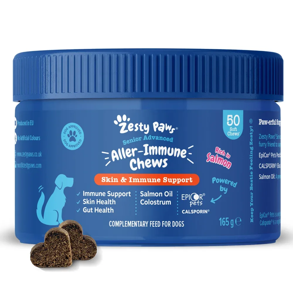 Zesty Paws Senior Aller-Immune Chews Lachs - 50 Kautabletten