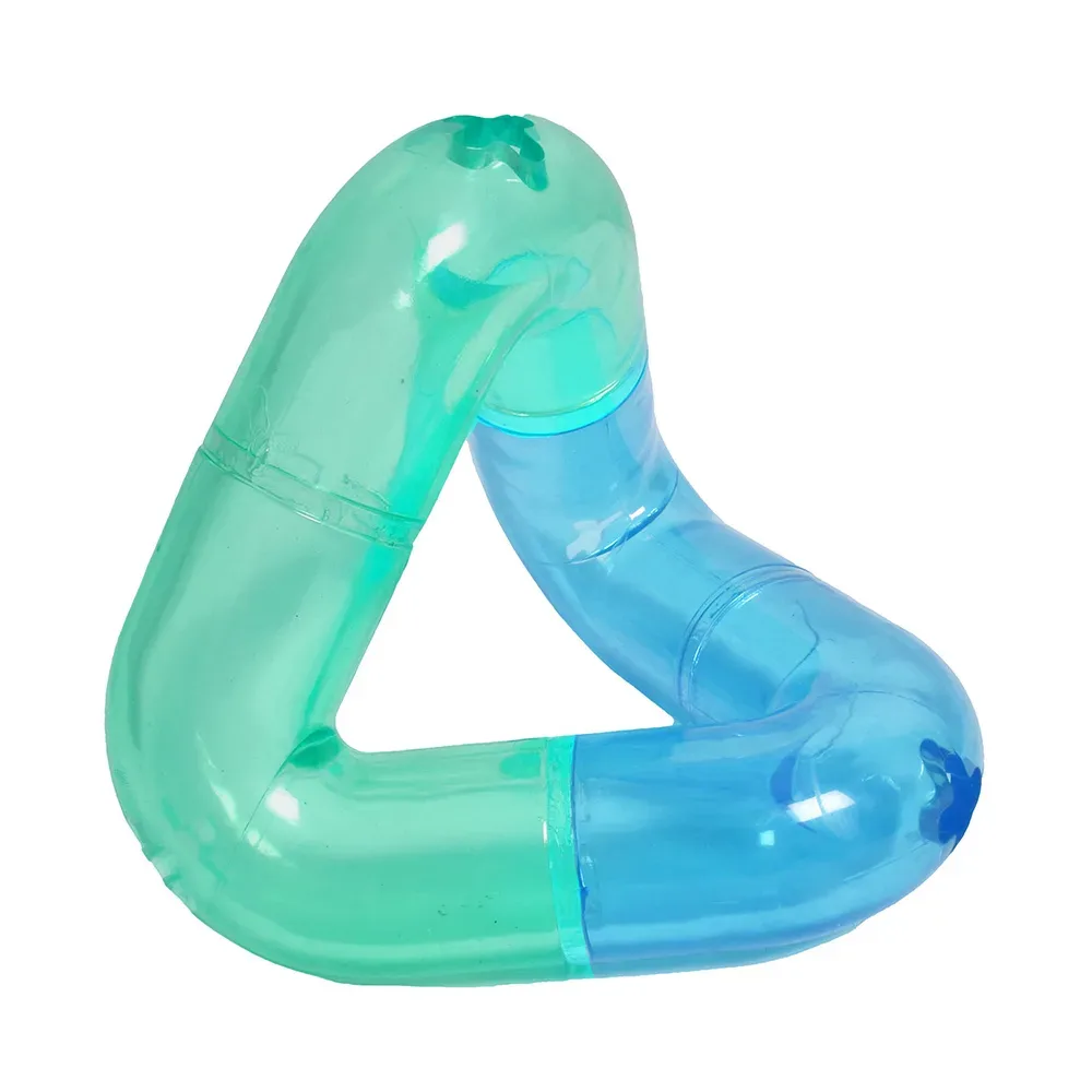 Bobby Hundespielzeug Pyramide - blau: L 14,1 x B 14,1 x H 9,2 cm