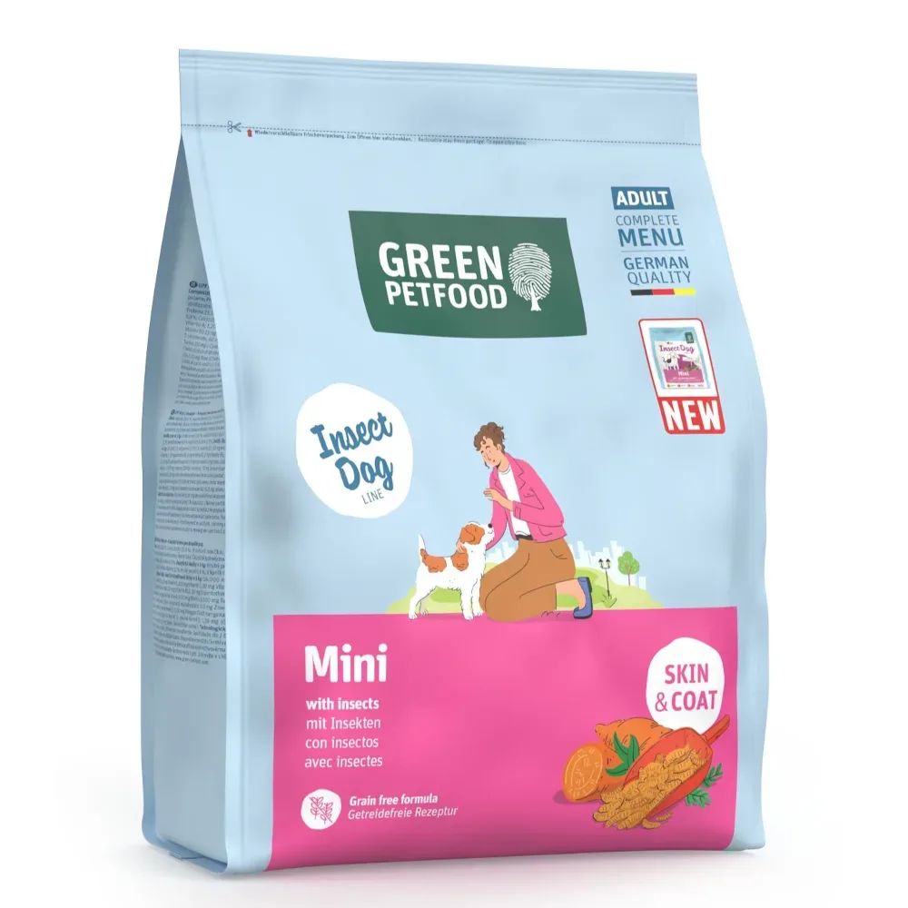 Green Petfood Mini mit Insekten - 900 g