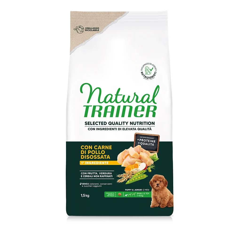 Natural Trainer Selected Quality Nutrition Puppy Small & Toy Huhn - 1,5 kg