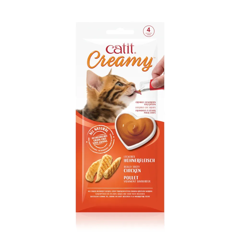 Catit Creamy 4 x 10 g - Huhn & Lamm