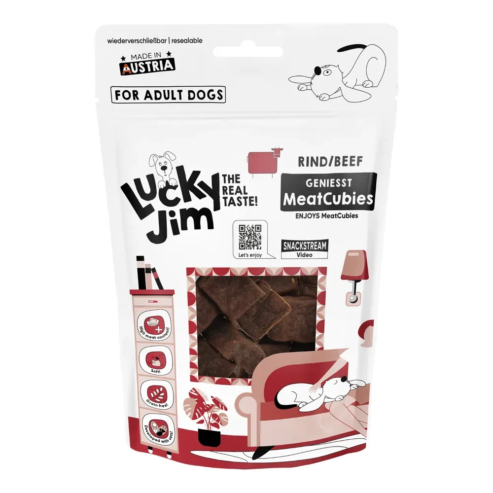 Lucky Jim MeatCubies - 70 g Huhn
