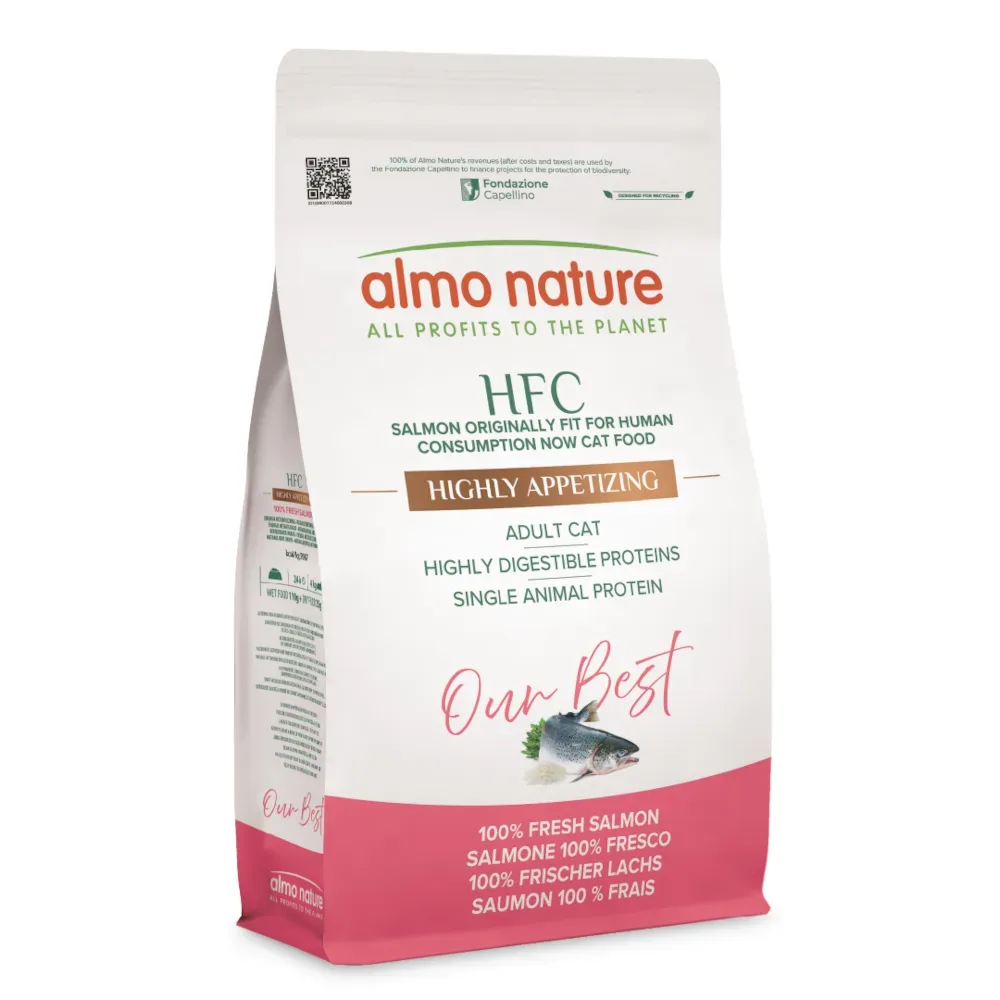 Almo Nature HFC Our Best Highly Appetizing Salmon - Sparpaket: 2 x 1,2 kg