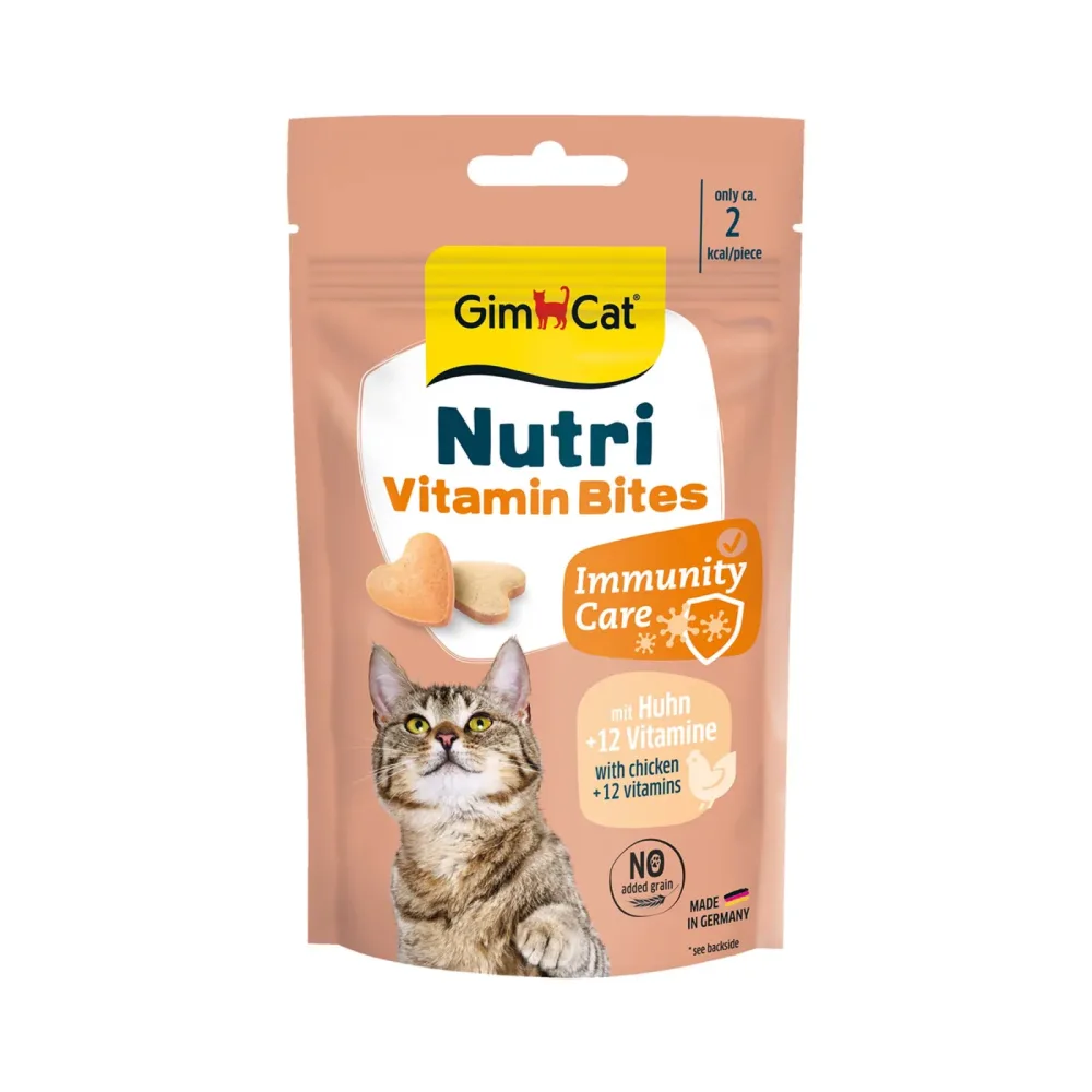 GimCat Nutri Vitamin Bites mit Huhn - 40 g
