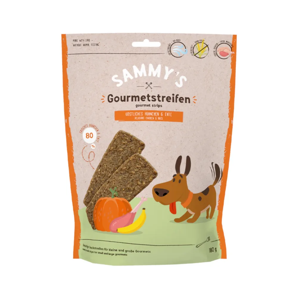 Sammy's Gourmetstreifen Hühnchen & Ente - 180 g