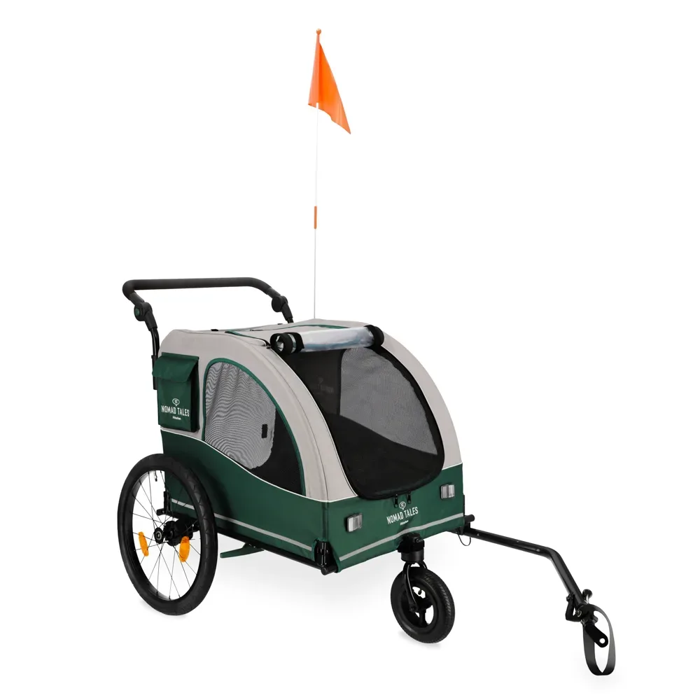 Nomad Tales Spirit Bike Trailer für E-Bike - L 145 x B 84 x H 103 cm, bis 45 kg
