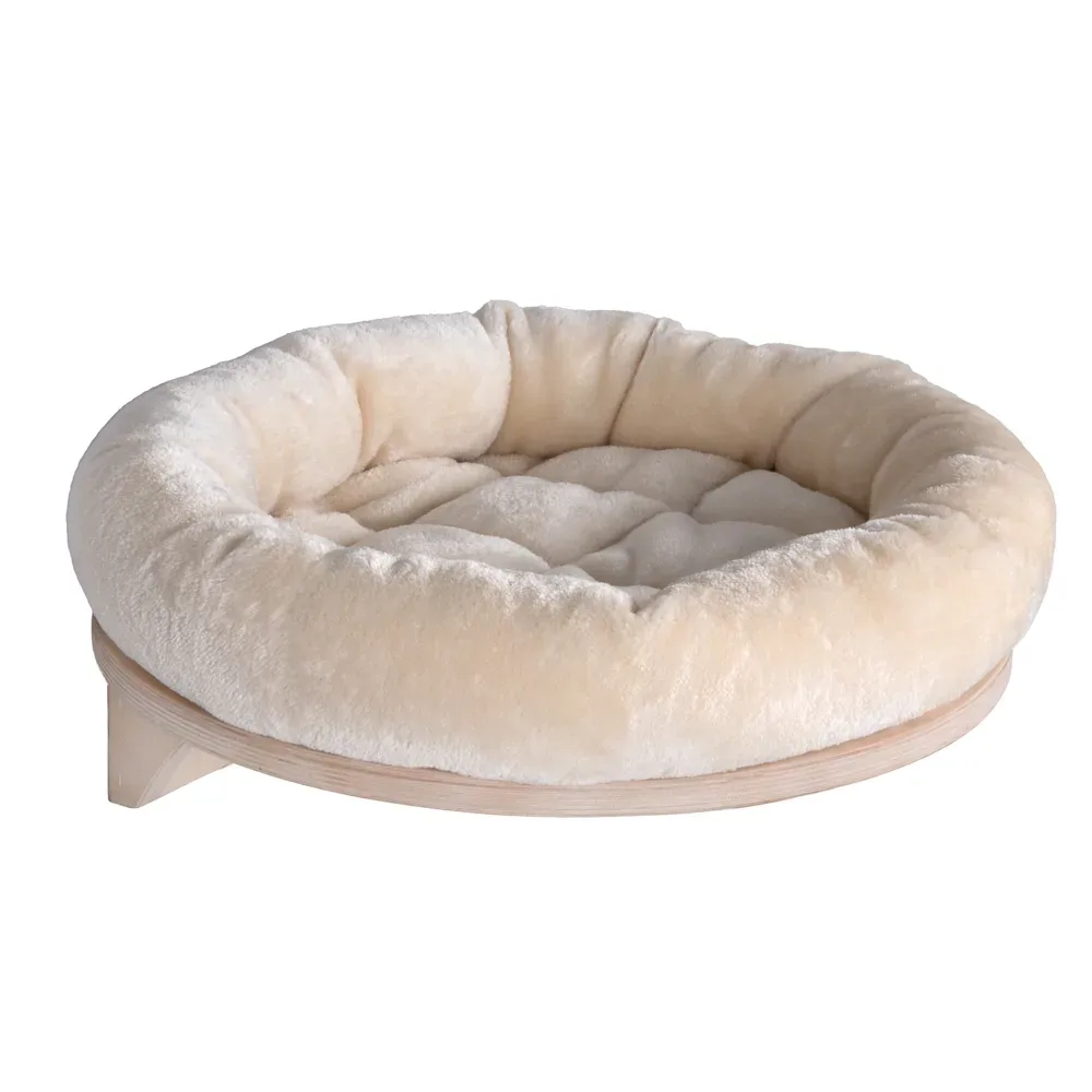 Natural Paradise Kratzbaum Magnolia XL Plus - Als Ergänzung: Wandliegebett Dahlia, creme