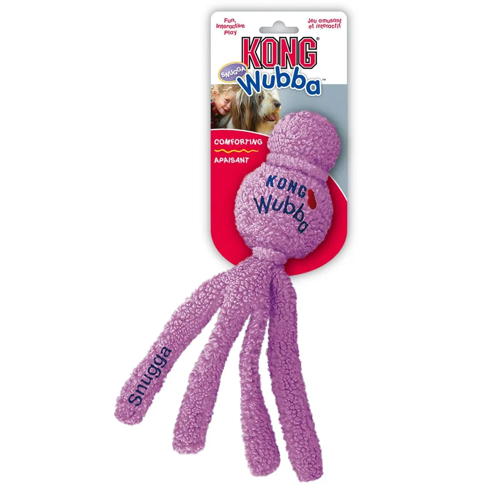 KONG Hundespielzeug Snugga Wubba - Grösse S: ca. H 23 x B 6,5 x T 6,5 cm