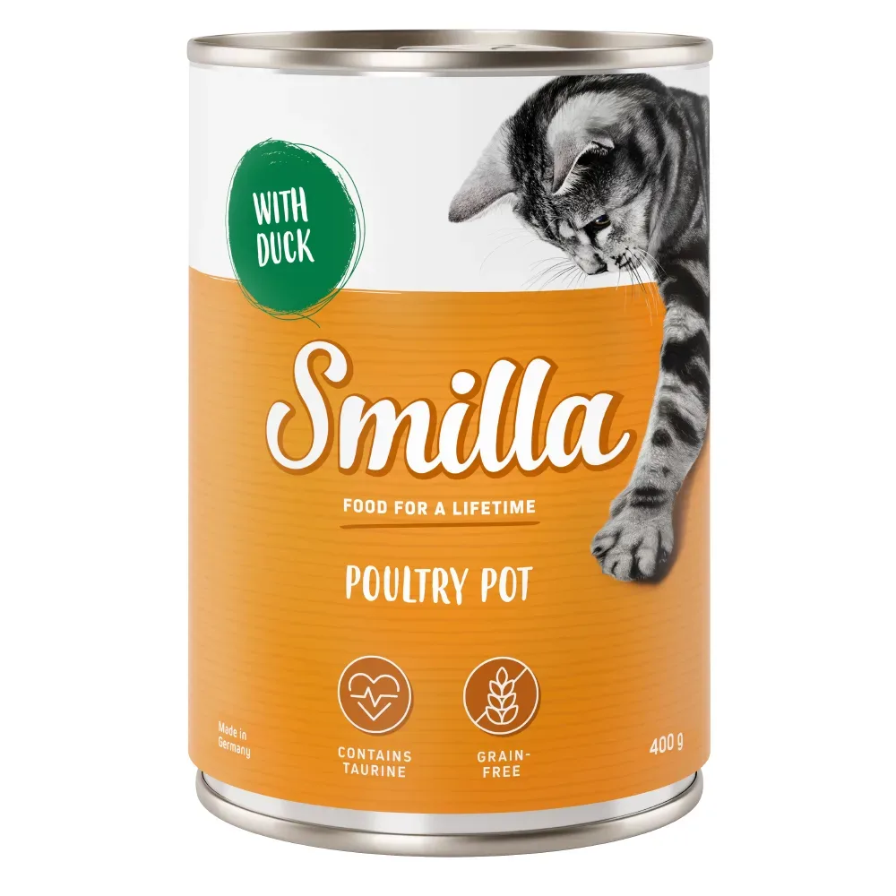 Smilla Geflügeltöpfchen Probiermix - 6 x 400 g (4 Sorten)