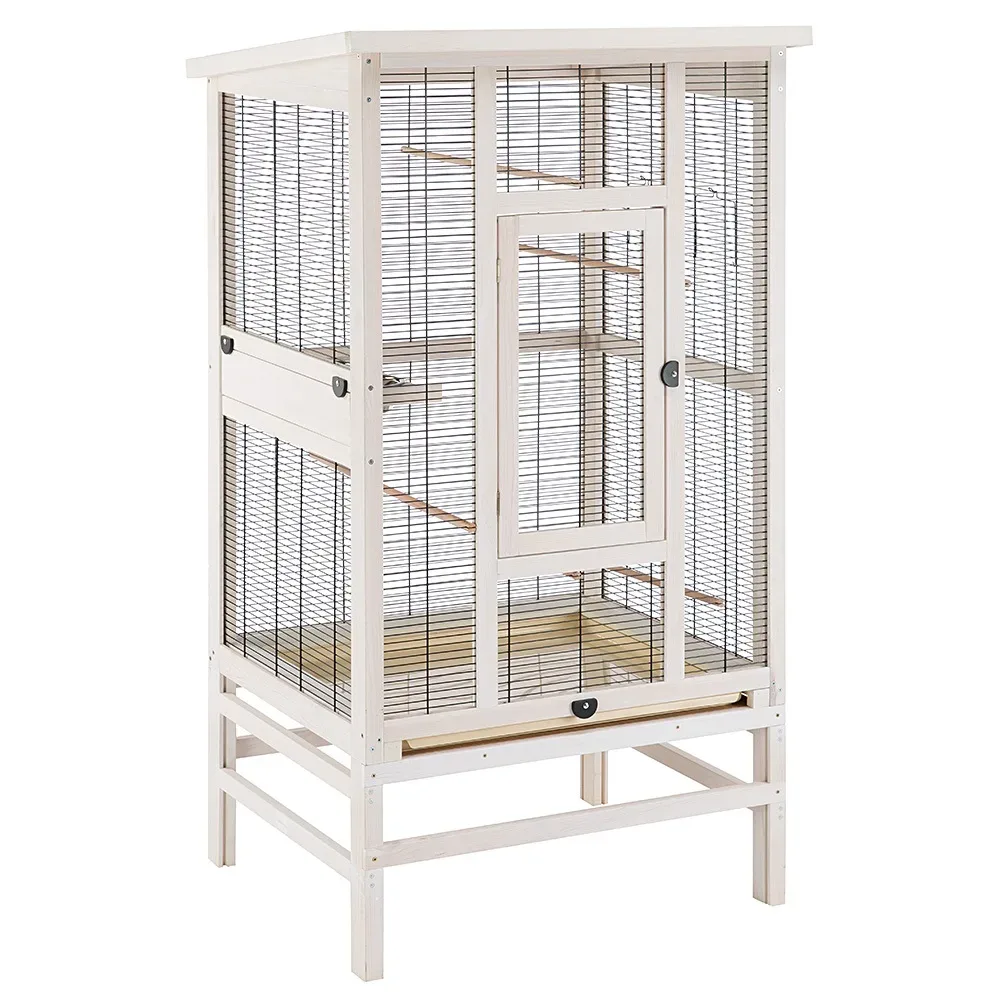 Ferplast Vogelvoliere Bella Casa - Grösse L: L 131,5 x B 67 x H 153 cm (2 Pakete*)