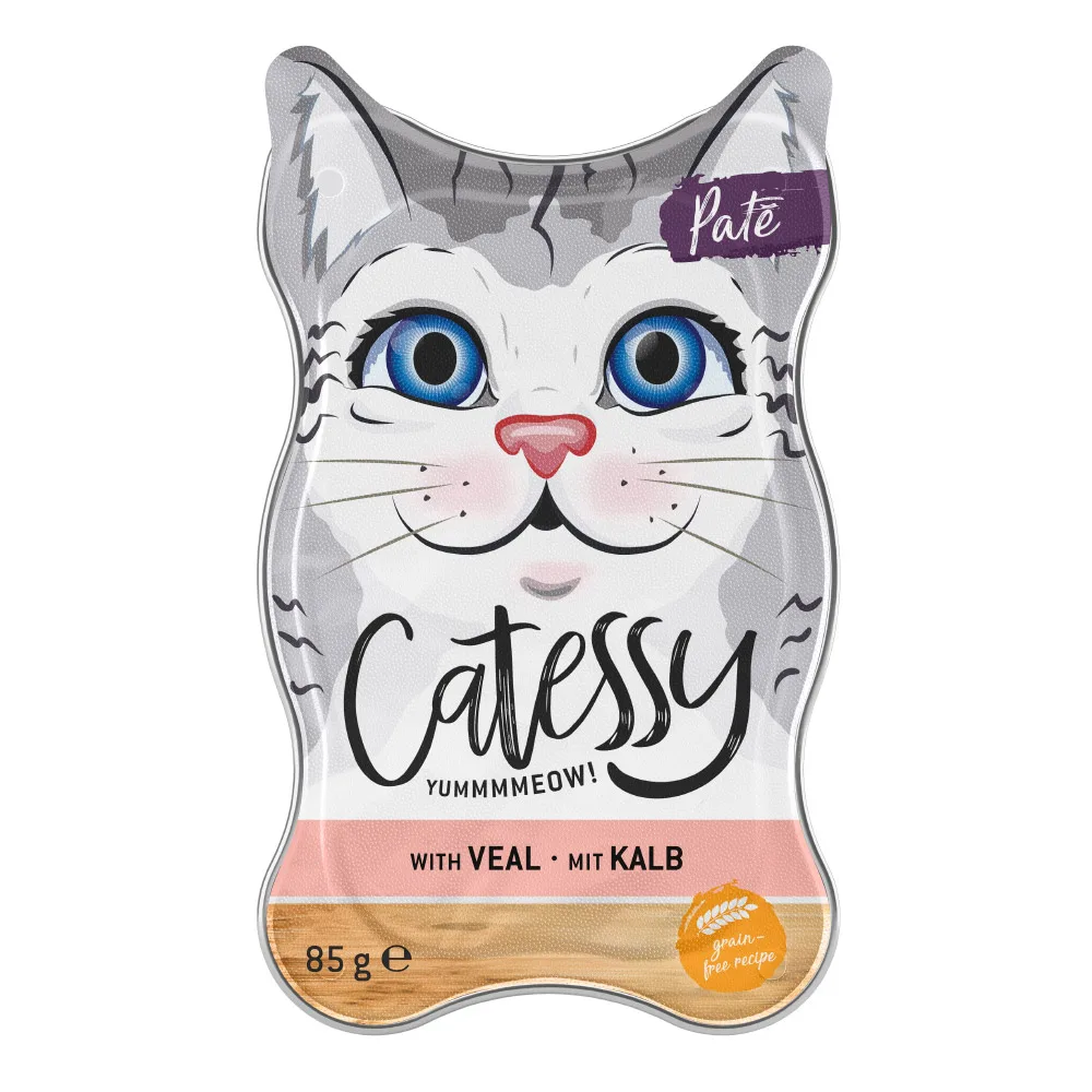 Catessy Schälchen Paté mit Kalb  - 36 x 85 g