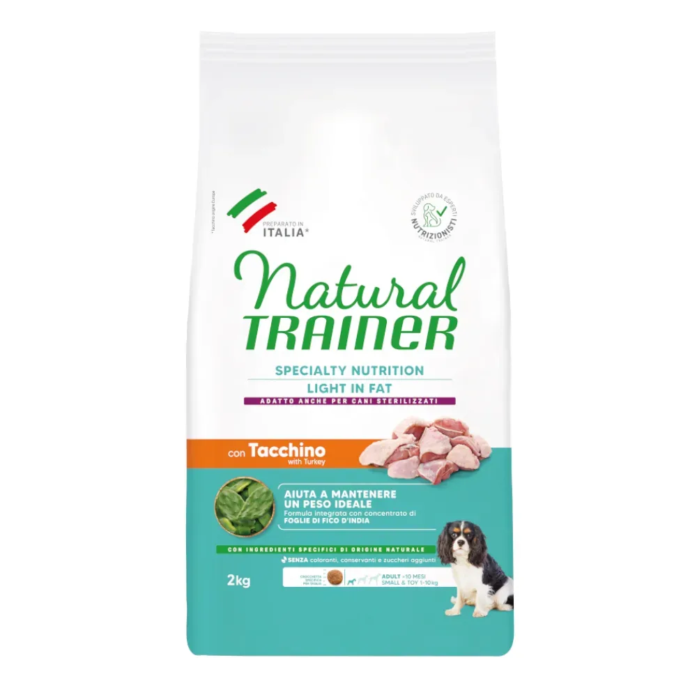 Natural Trainer Light in Fat Adult Small & Toy mit Pute - Sparpaket: 2 x 2 kg