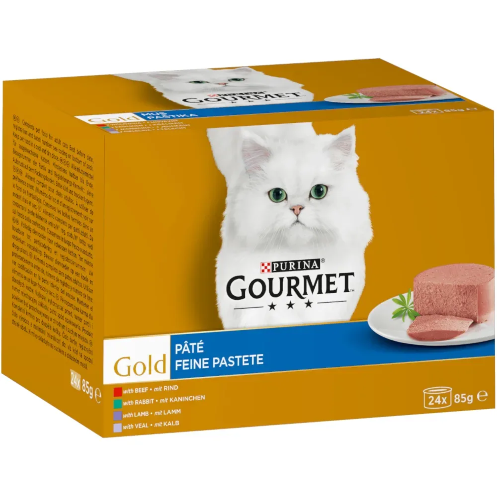 GOURMET Gold Feine Pastete Sorten-Mix 96x85g
