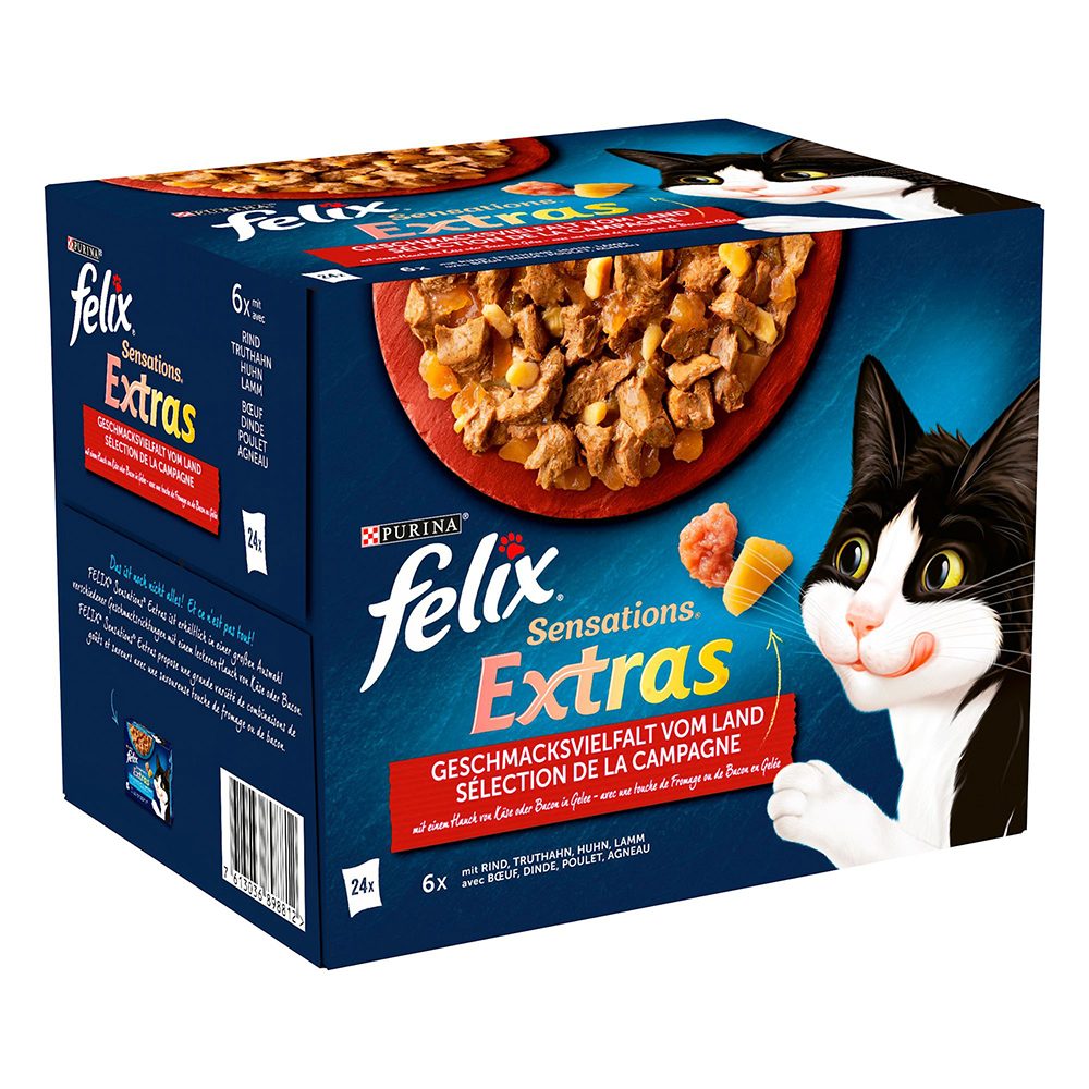 Felix Sensations Extras Gelees 24x85g