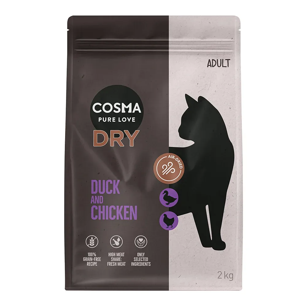 Cosma Air-Dried Trockenfutter Ente & Huhn  - 2 kg