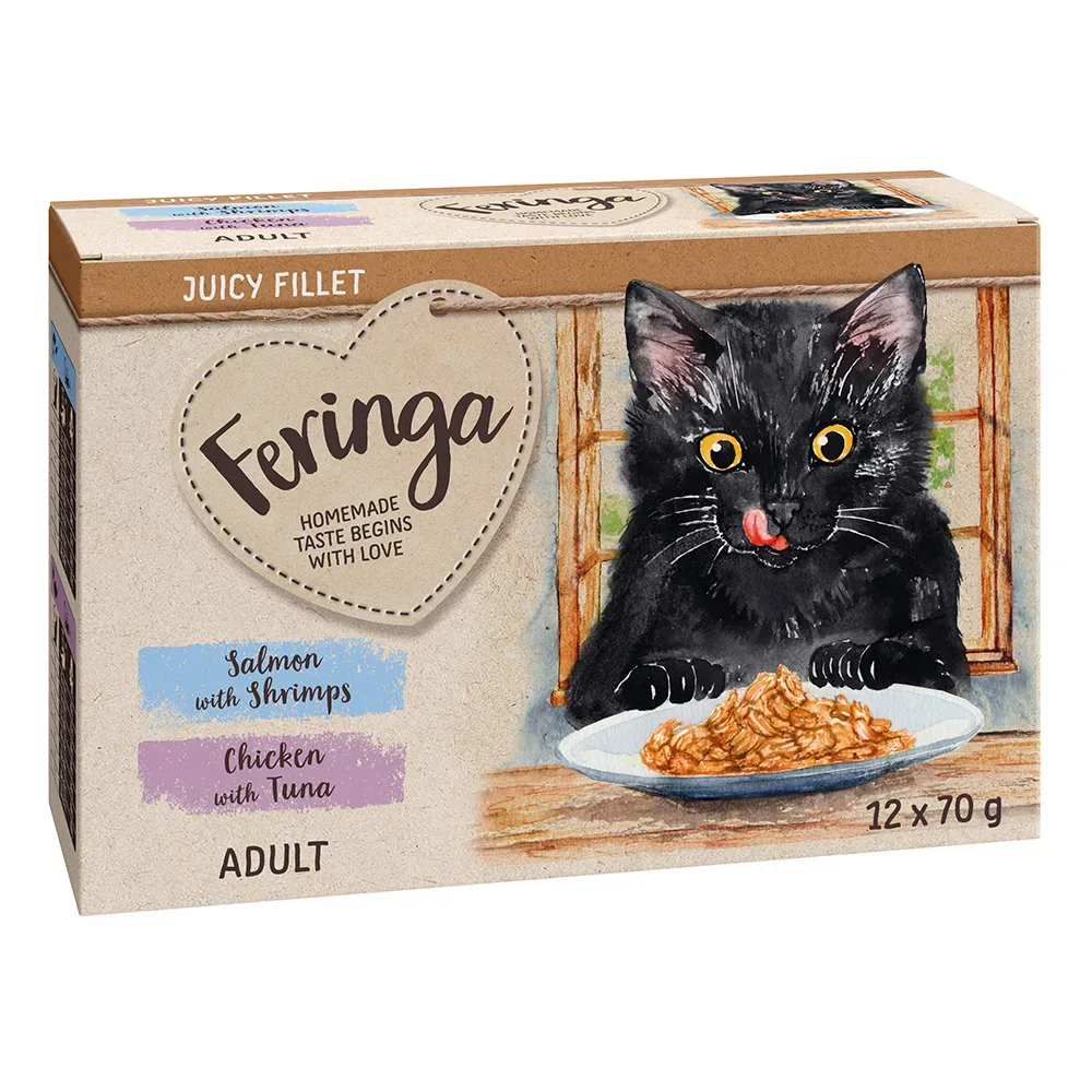 Feringa Juicy Fillet 12 x 70 g - Mixpaket (2 Sorten)