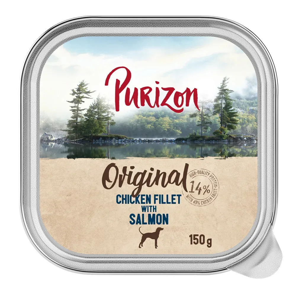 Purizon Original Adult Schalen 6 x 150 g - Hühnerfilet mit Lachs