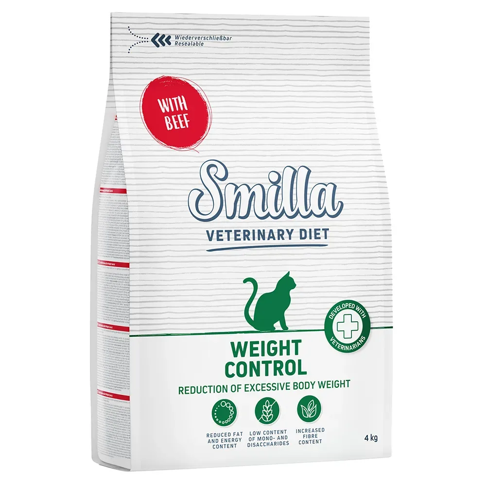 Smilla Veterinary Diet Diabetes & Weight Control Rind - 4 kg