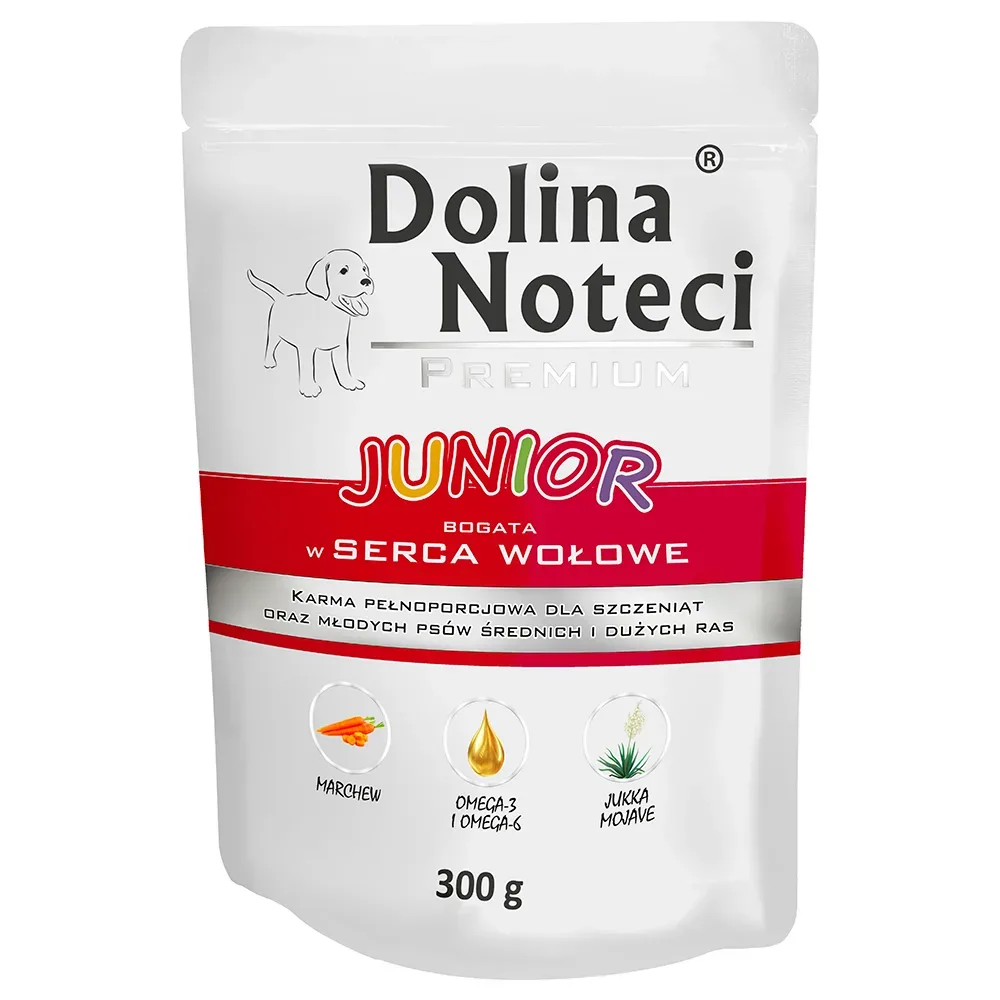 Sparpaket Dolina Noteci Junior 20 x 300 g - reich an Rinderherzen