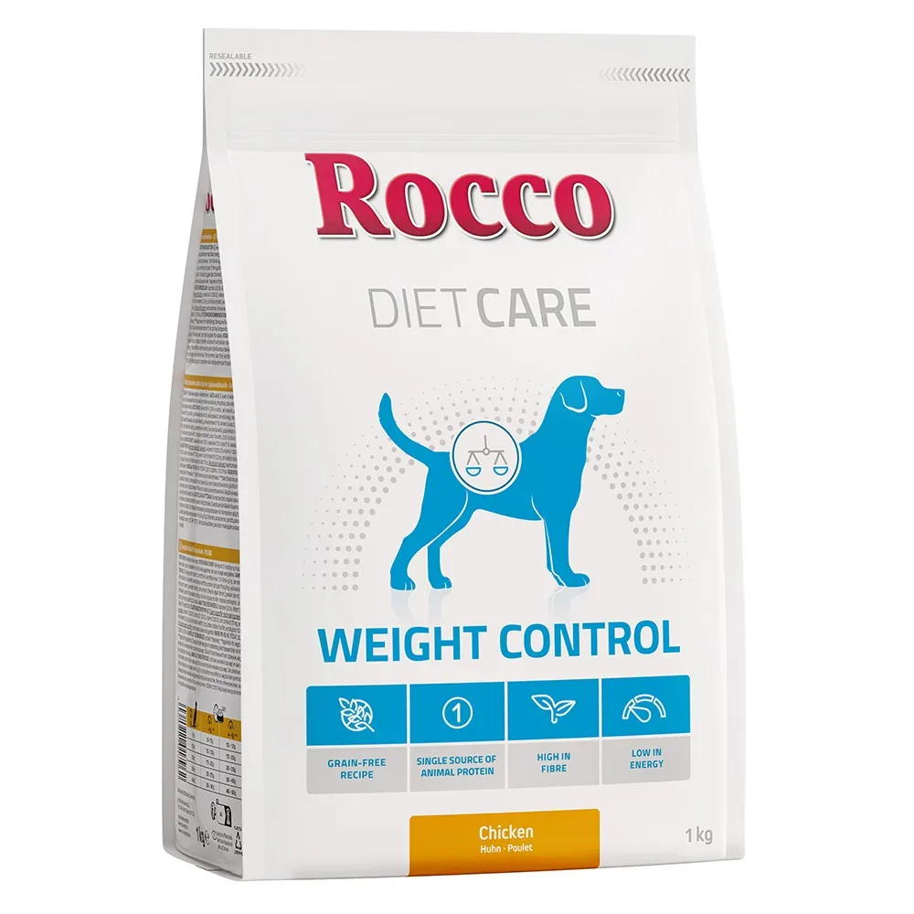 Sparpaket Rocco Diet Care Trockenfutter 2 x 12 kg - Weight Control Huhn