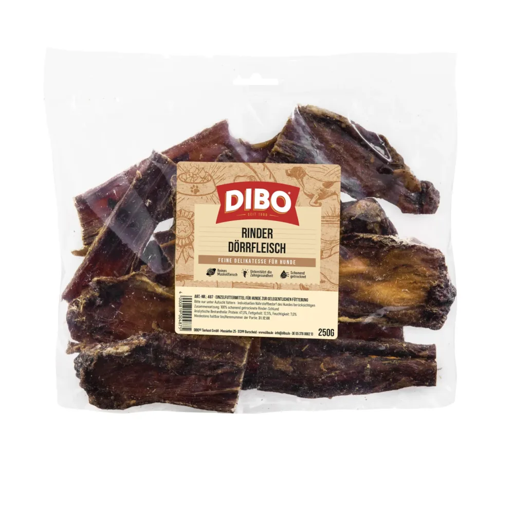 DIBO Rinder-Dörrfleisch - 250 g