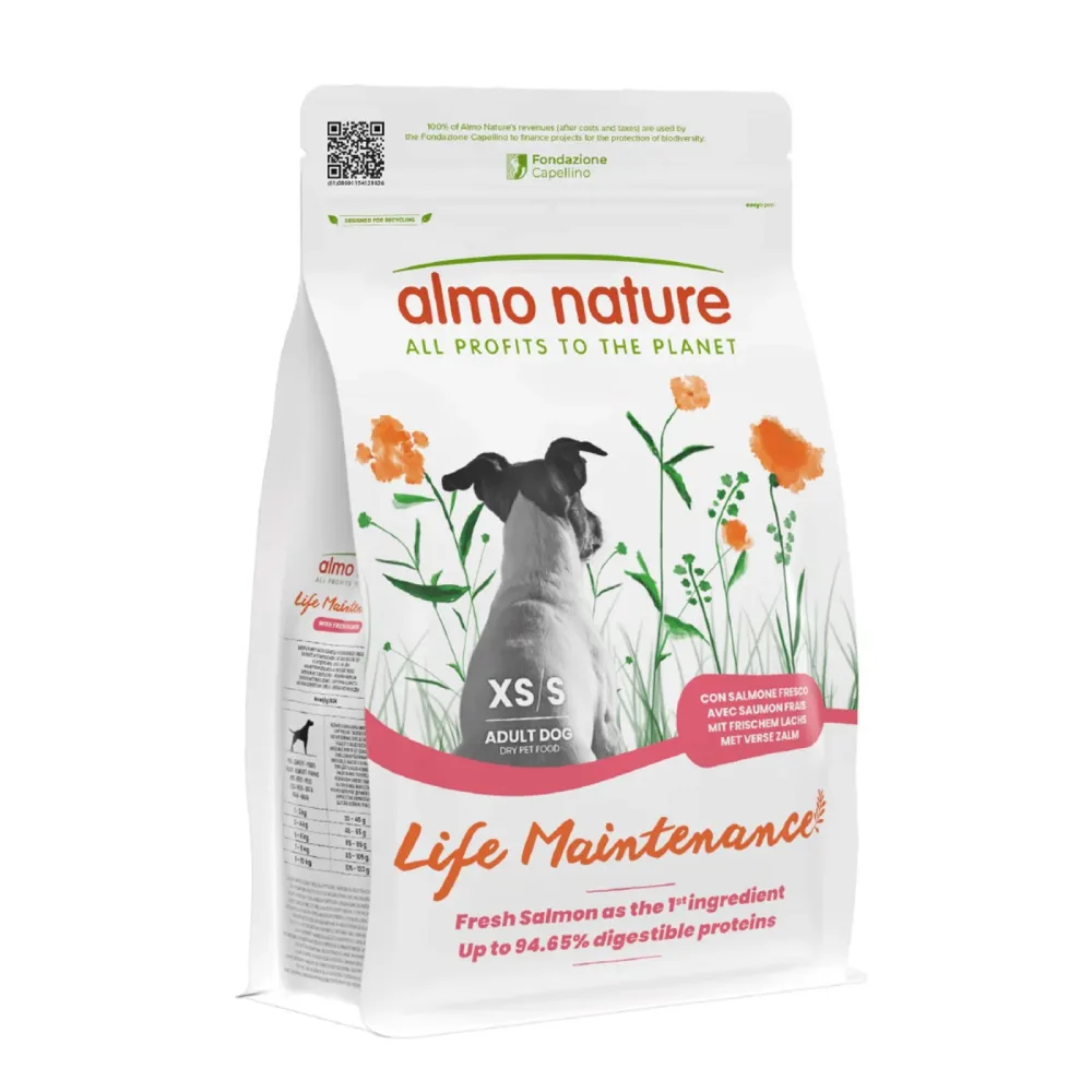 Almo Nature Life Maintenance Adult Lachs & Reis Small - Sparpaket: 3 x 2 kg