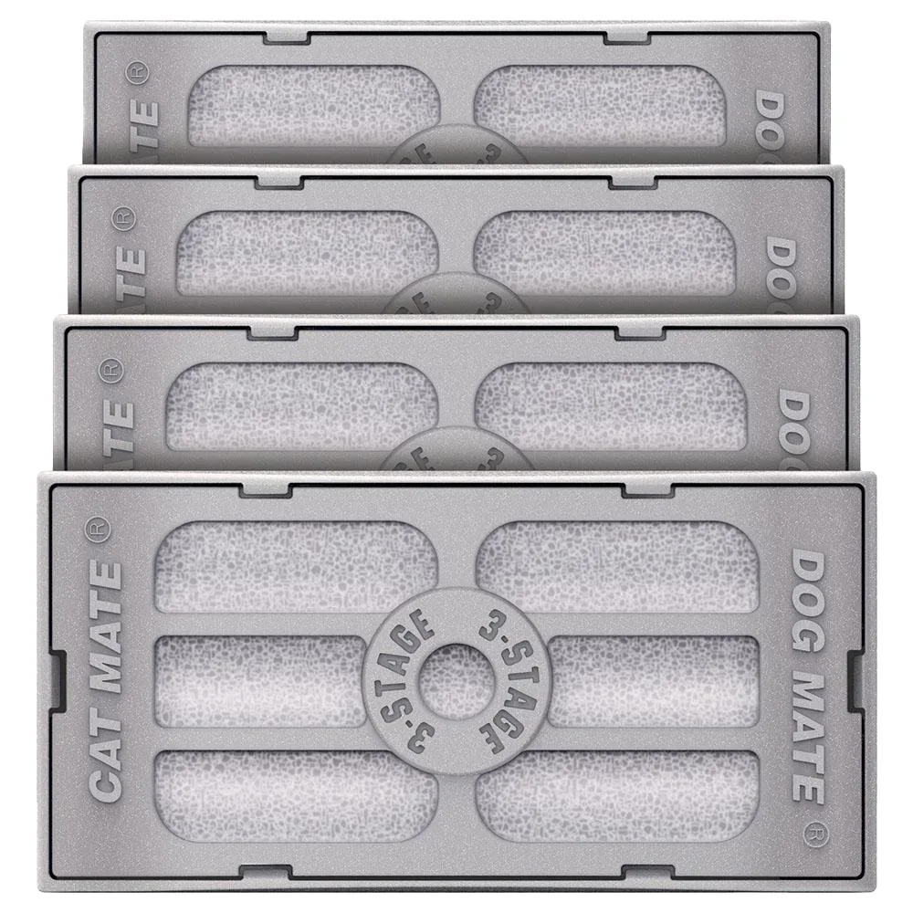 Cat Mate Muschel-Trinkbrunnen - Filter 4er Pack