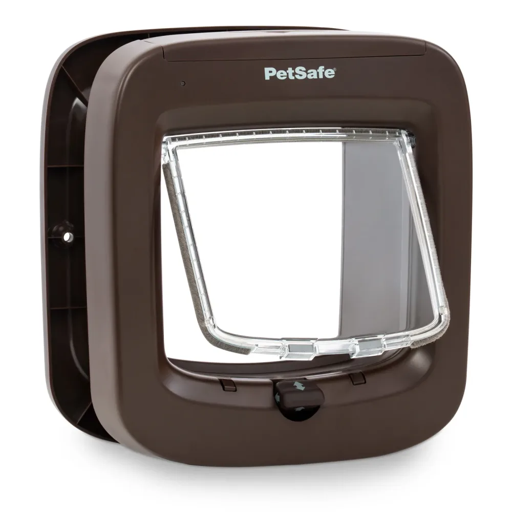 PetSafe Microchip Katzenklappe - Petsafe Katzenklappe braun