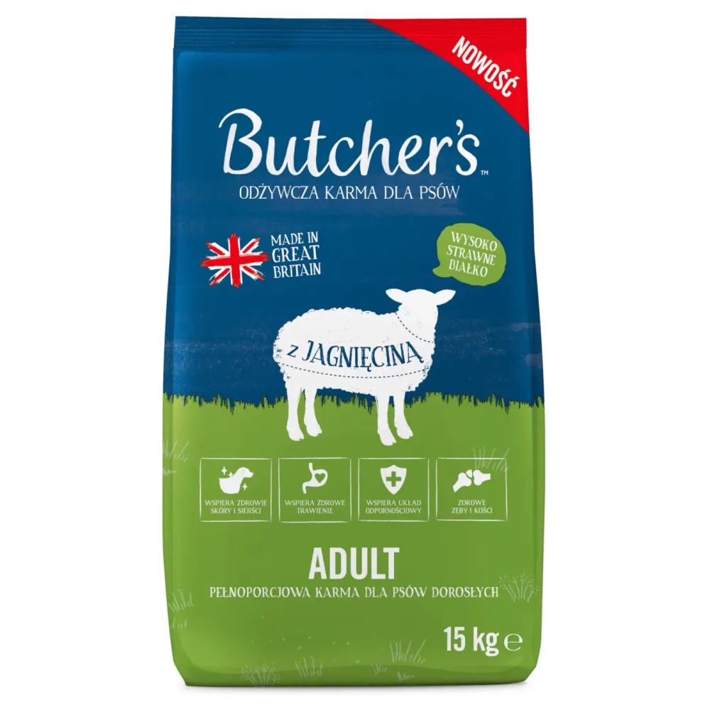 Butcher's Adult mit Lamm - Sparpaket: 2 x 15 kg