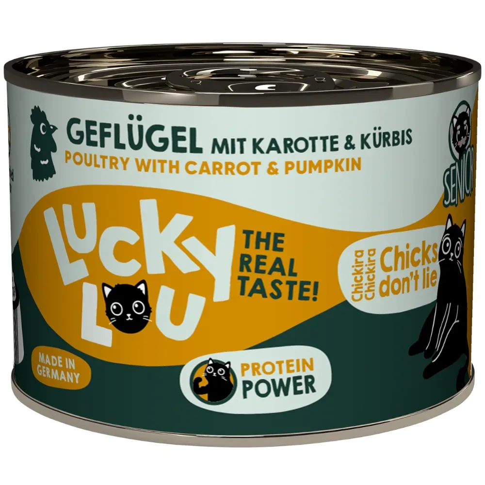 Lucky Lou Senior 6 x 200 g - Geflügel