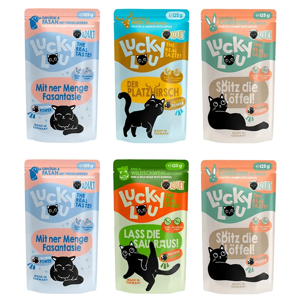 Lucky Lou Adult Probiermix 6 x 125 g - Tasty-Mix