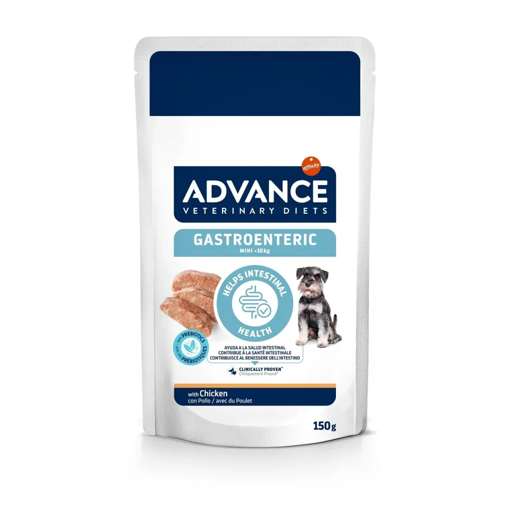 6 + 2 gratis! Advance Veterinary Diets Mini 8 x 150 g - Gastroenteric