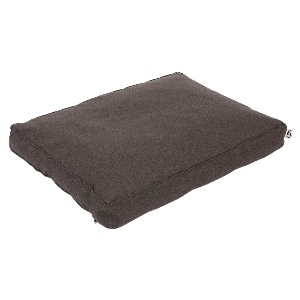 TIAKI Hundematratze Memory Foam, braun - Grösse L: L 120 x B 90 x H 19 cm