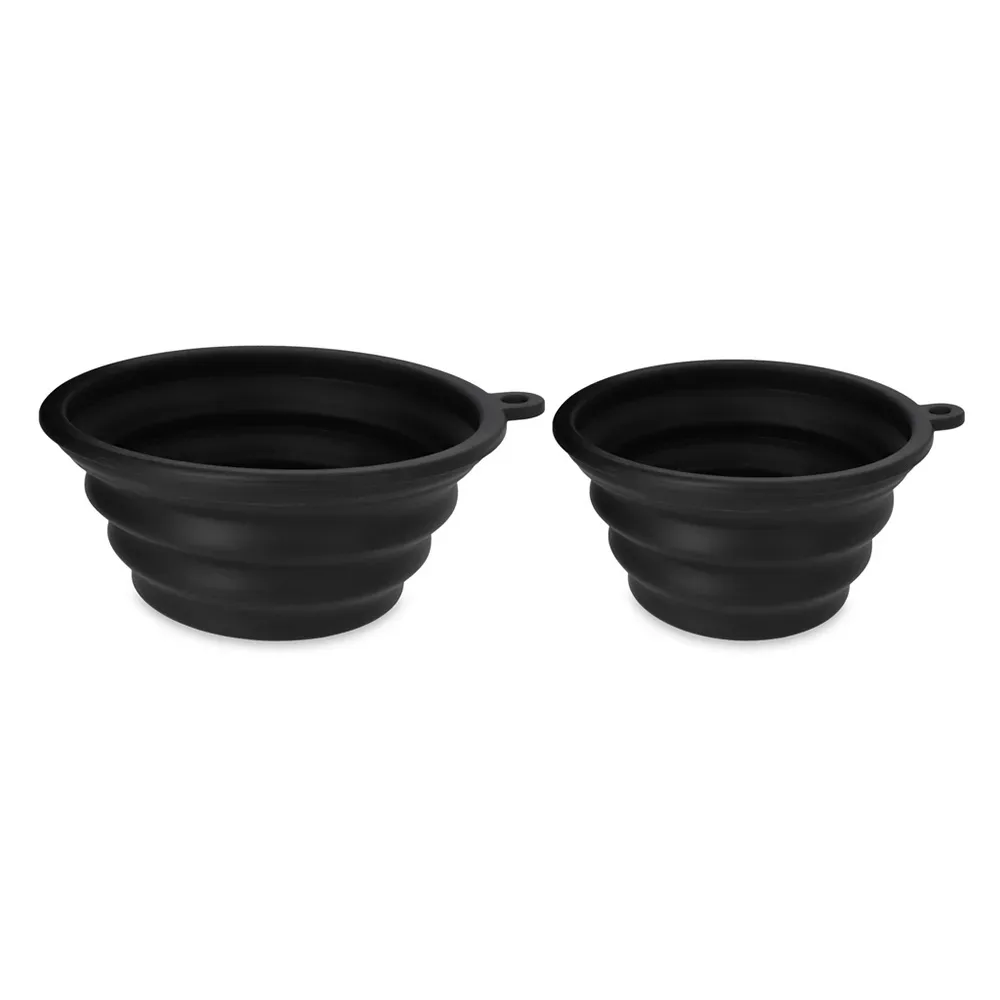TIAKI Silikon Reisenapf, schwarz - 750 ml