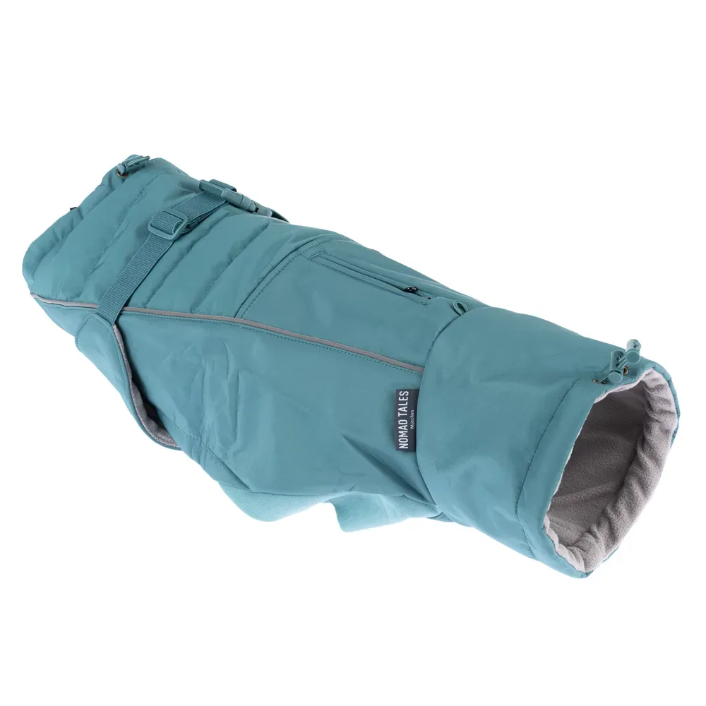 Nomad Tales Spirit Softshell-Hundemantel Pacific - ca. 40 cm Rückenlänge