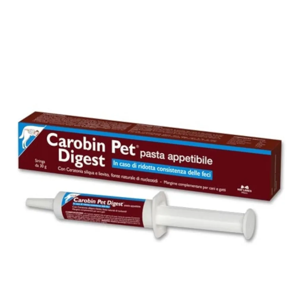 Carobin Pet Digest Paste Ergänzungsfutter für Hunde und Katzen - Set: 2 x 30 g