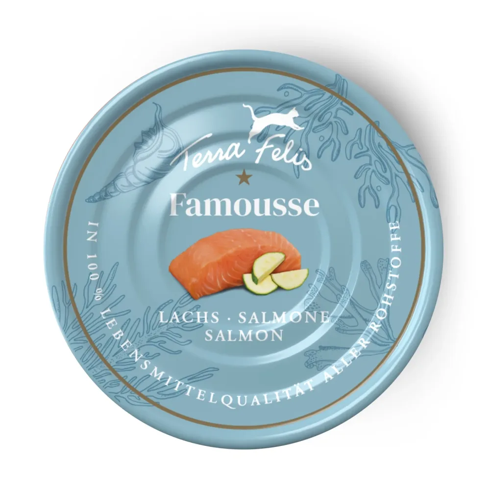 Sparpaket Terra Felis Famousse 24 x 80 g - Lachs