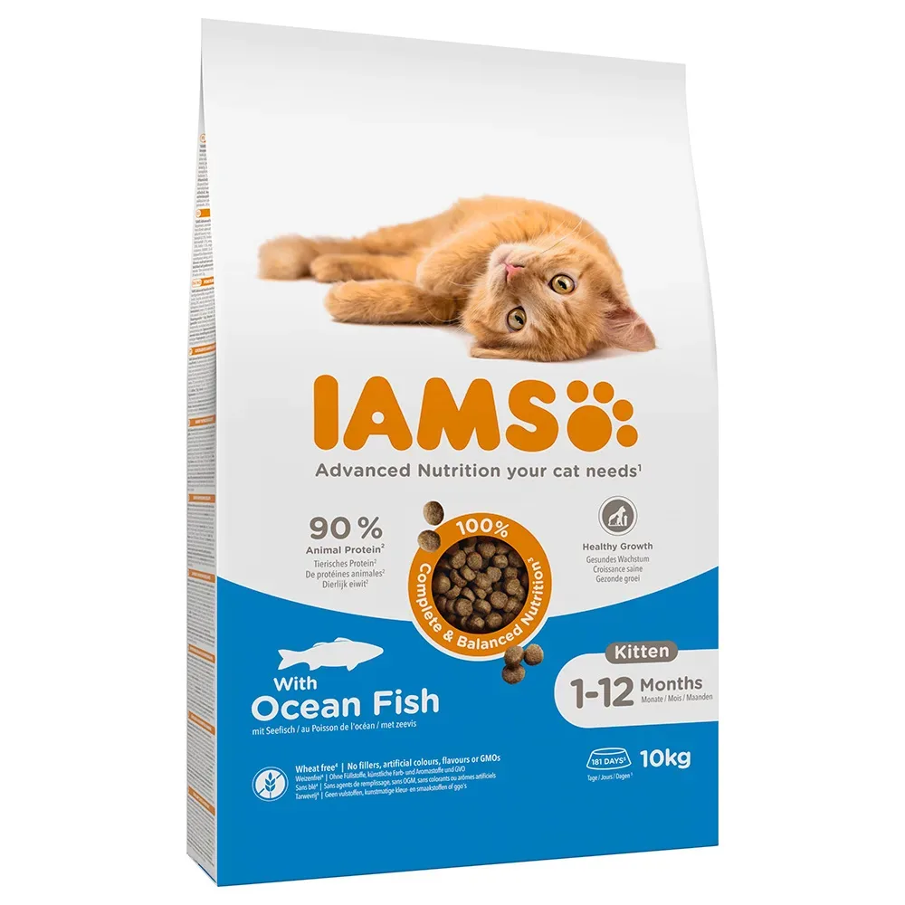 IAMS Advanced Nutrition Kitten mit Meeresfisch - Sparpaket: 2 x 3 kg