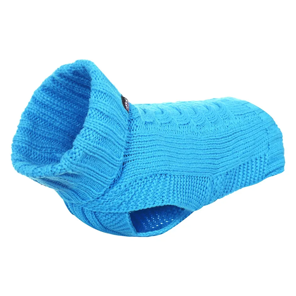 Rukka® Hundepullover Wooly, türkis - ca. 43 cm Rückenlänge (Grösse L)