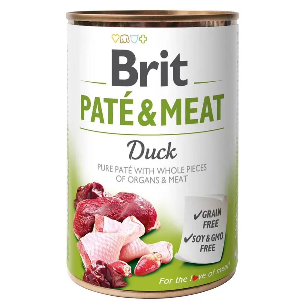 Brit Paté & Meat 6 x 400 g - Ente