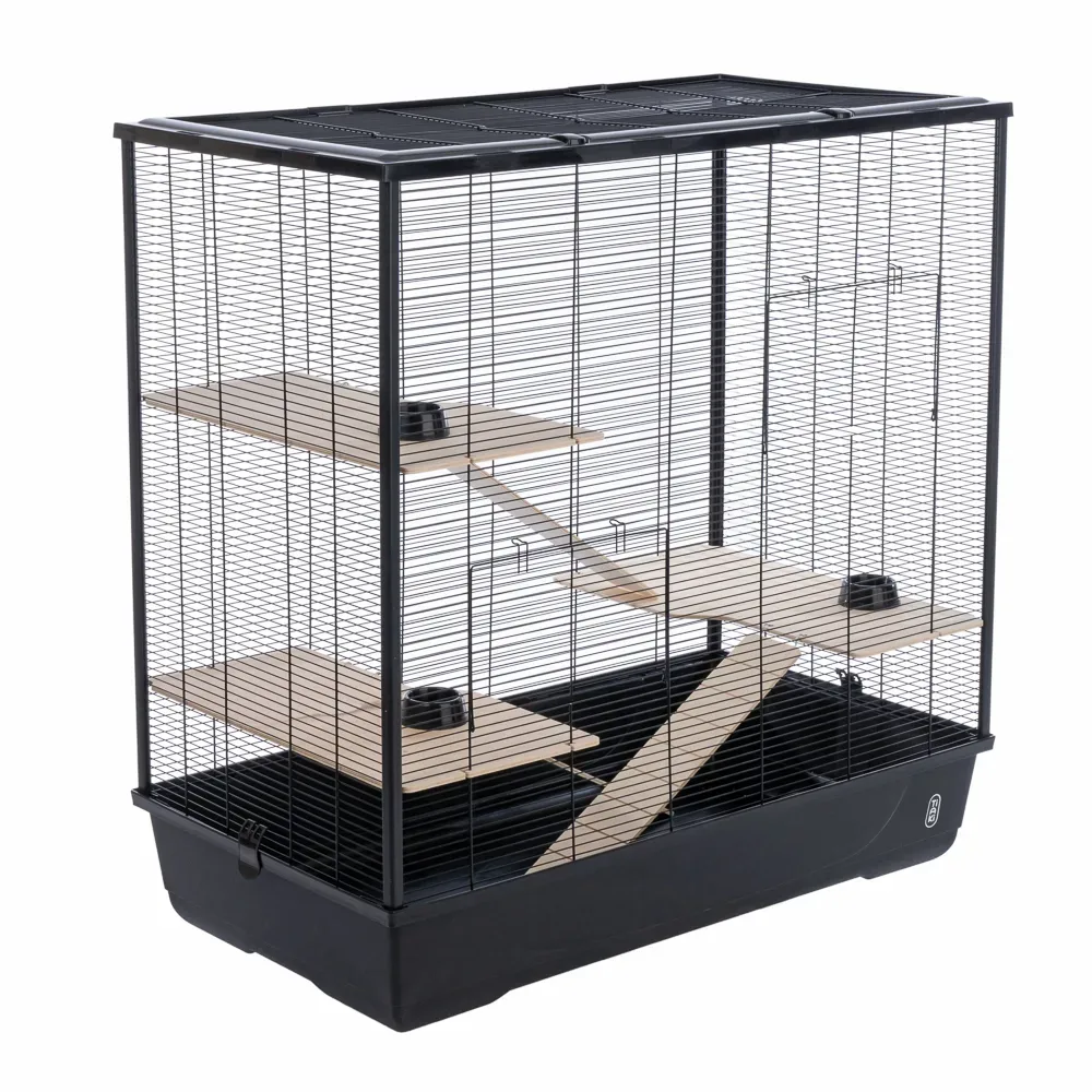 TIAKI Ratten- & Chinchilla-Käfig - L 100 x B 54 x H 100 cm