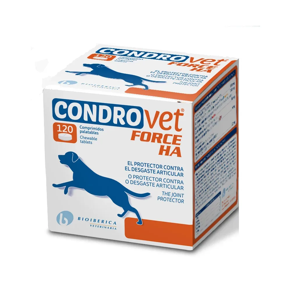 Condrovet Force HA Chondroprotektor für Hunde - 120 Tabletten